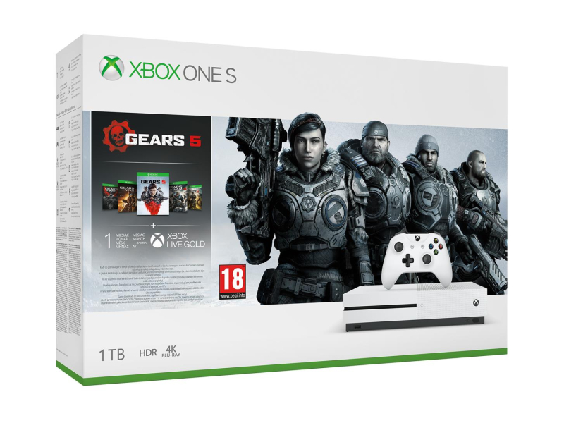 Microsoft Xbox One S 1TB + GoW 5